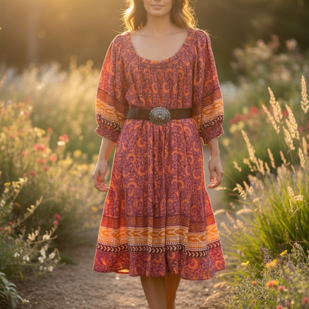 Sundance Floral Lands dress